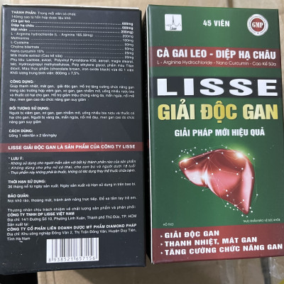 Lisse giải độc gan - hộp 45 viên