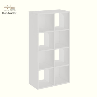 HAPPY FURNITURE , Kệ sách 8 ngăn - CHANN, KSA_105 , 54cm x 28cm x 106cm DxRxC