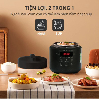 Nồi nấu cháo mini Mishio 1L - Hàng chính hãng