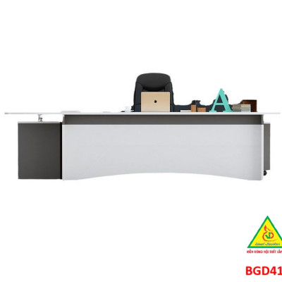 Bàn giám đốc gỗ MDF đơn giản , phong cách hiện đại BGD410 - NỘI THẤT LẮP RÁP VIENDONGADV
