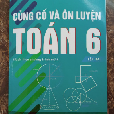 Sách – Combo Củng cố và ôn luyện Toán 6 (Tập 1 và Tập 2)