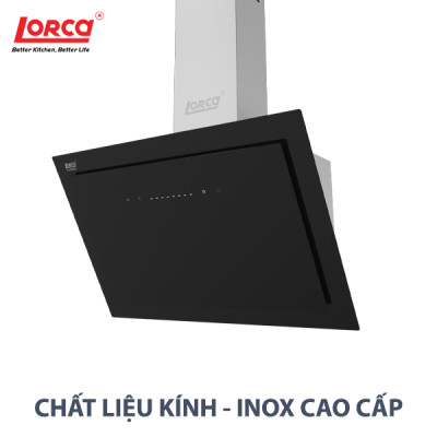 Máy Hút Mùi Kính Vát LORCA TA 6008CM - 70cm - Hàng Chính Hãng Cao Cấp Nhập Khẩu Nguyên Chiếc Malaysiaa