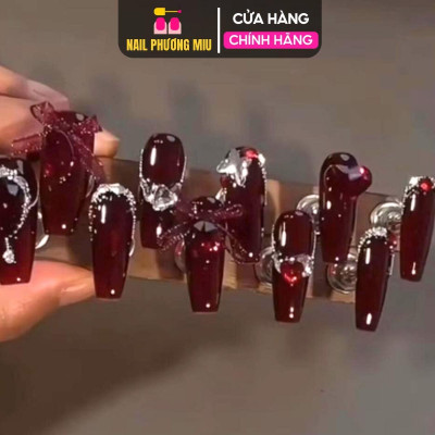 Sơn Thạch Đỏ Rượu Vang ANNIES Cao Cấp Cao Cấp 12ml Siêu Xinh Làm Nail, Sơn Gel Rượu Vang Chai Củ Hành Số 20 Đậm Mướt Lên Màu Chuẩn Cho Móng Siêu Sang