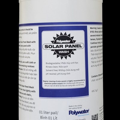 Hóa chất nước rửa vệ sinh tấm pin năng lượng mặt trời Polywater SPW - can 20 lít