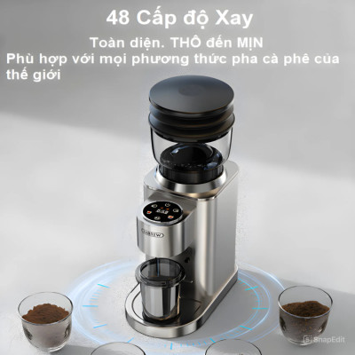 HÀNG CHÍNH HÃNG - Máy xay hạt cà phê Espresso chuyên nghiệp. Thương hiệu Mỹ cao cấp HiBREW - G7
