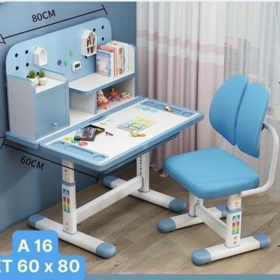 Bộ bàn ghế học sinh chống gù thông minh A16 Juno Sofa KT 60 x 80 cm _mẫu mới 2024