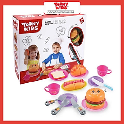 Đồ Chơi Bộ Nấu Ăn 30 TOONYKIDS - Đồ Chơi Nhà Bếp Cho Bé - It