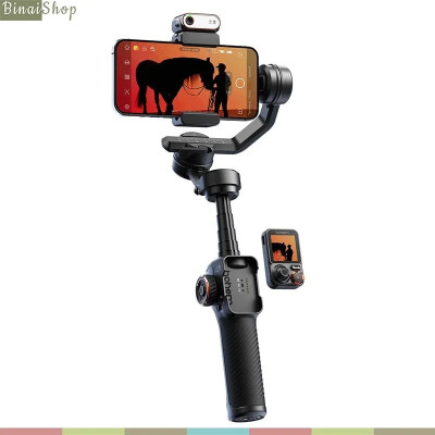 Hohem ISteady M7 - Gimbal Chống Rung Cho Smartphone, Điều Khiển Cảm Ứng Từ Xa,Tích Hợp Cảm Biến AI, Tải Trọng 500g - Hàng Chính Hãng