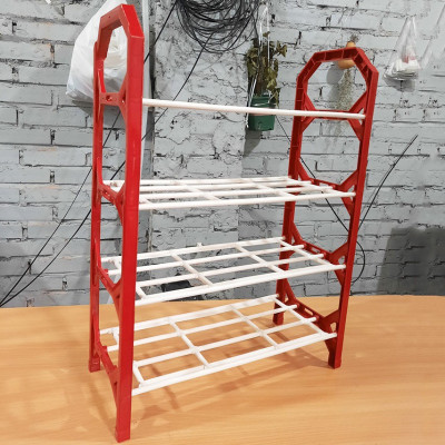 Kệ Để Giày Dép 4 Tầng Bằng Nhựa Cao Cấp Tiện Lợi Phiên Bản Mới Dễ Dàng Lắp Ghép Giao Màu Ngẫu Nhiên