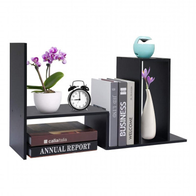 Kệ sách để bàn giá rẻ bằng gỗ SMLIFE Angie