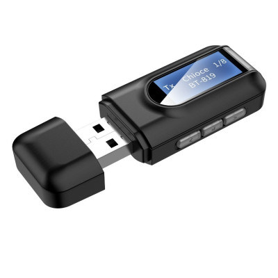 SOAIY Thiết Bị Thu Phát Nhạc Không Dây Bluetooth 5.0 BT-2IN1 - Hàng Nhập Khẩu