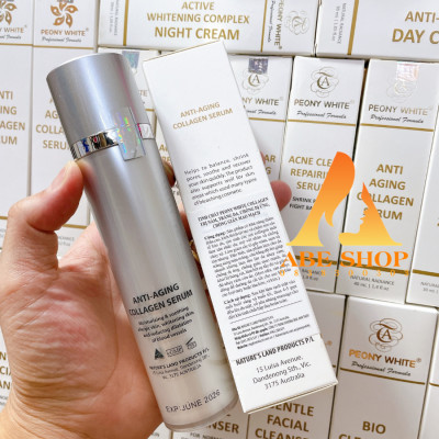 Tinh Chất PEONY WHITE Collagen - Anti Aging - Giảm Nám - Trắng Da - Chống Dị Ứng - Chống Giãn Mao Mạch 40-45ml