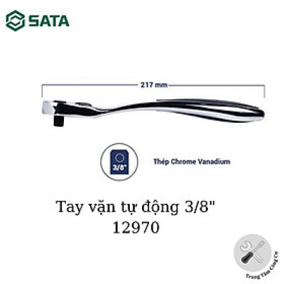 Tay vặn tự động 3/8" - 12970 SATA