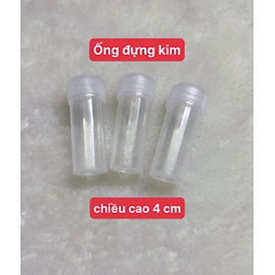 Lọ đựng kim bằng nhựa, chiều cao 4 cm