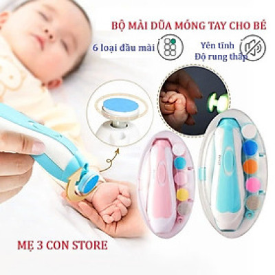 Bộ Máy Mài Dũa Cắt Móng Tay Đa Năng - An Toàn Cho Mẹ Và Bé, Thông Minh Tiện Dụng