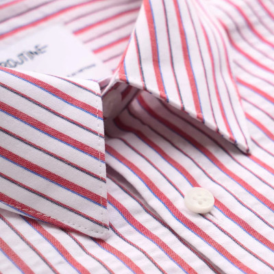 Áo Sơ Mi ROUTINE Nam Tay Dài Kẻ Sọc vải mềm Form Loose - 10F24SHL060 | LASTORE MENSWEAR