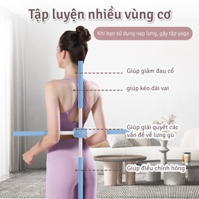 Dụng Cụ Hít Đất Chống Đẩy 9 in 1,RH3-RH5 hít đất đa năng nhiều Bài Tập-Vòng yoga 33cm-Bóng Yoga Tròn Cỡ Đại 65-Gậy Tập Yoga Chống Gù Lưng, Mở Vaicm Cao Cấp-(hàng nhập khẩu)