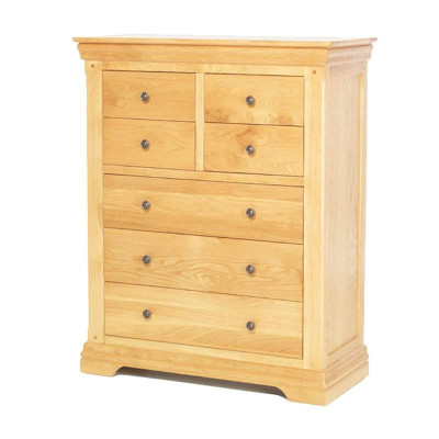 Tủ 7 Ngăn Kéo Đứng Victoria Gỗ Sồi IBIE