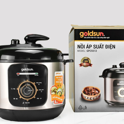 Nồi áp suất điện Goldsun GPC5512 (6L) _ Hàng chính hãng