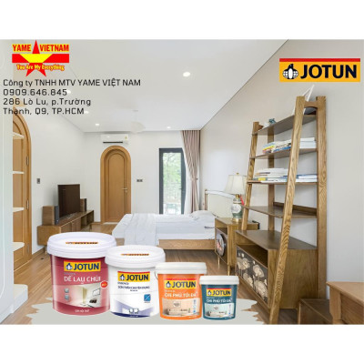 Sơn tường trong nhà JOTUM ESSENCE 5L dễ lau chùi chống bám bẩn,nấm mốc (Sơn nội thất)
