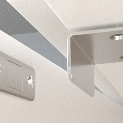 Nam Châm Hít, Giữ Ngăn Kéo, Cửa Tủ Vuông 90 Độ KUNBE, Không Cần Khoan, Chắc Chắn, Siêu Tiện Ích