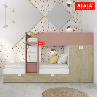 Giường tầng trẻ Em ALALA đa năng/ Miễn phí vận chuyển và lắp đặt/ Đổi trả 30 ngày/ Sản phẩm được bảo hành 5 năm từ thương hiệu ALALA/ Chịu lực 700kg