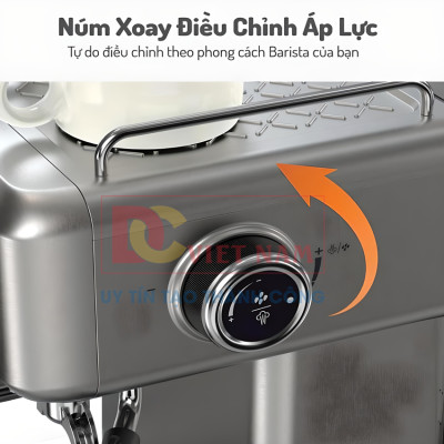 Máy pha cà phê Espresso chuyên nghiệp thương hiệu HiBREW H10A , áp suất 20bar , công suất 1350W - Hàng Chính Hãng
