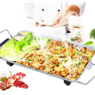 Bếp nướng điện không khói Fujika FJ-EG3515 men chống dính vân đá, công suất 1400W, màu ngẫu nhiên-hàng chính hãng