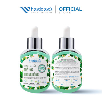 Tinh Chất Trẻ Hoá Xương Rồng Làm Trắng Da, Mịn Màng Và Căng Bóng