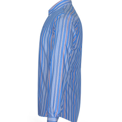 Áo sơ mi nam tay dài form ôm slim fit Khatoco A1MD468S1-CNSC171-2410-D