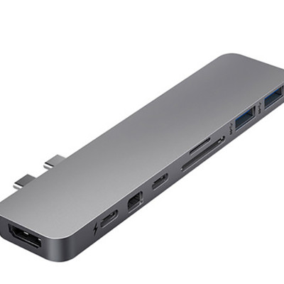 CỔNG CHUYỂN HYPERDRIVE PRO 8-IN-2 HUB FOR  MACBOOK PRO/AIR USB-C – GN28D  - HÀNG CHÍNH HÃNG