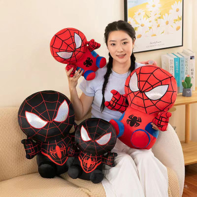 Gấu bông siêu anh hùng người nhện (Spiderman) 25cm-->50cm mẫu mới 2 màu đỏ đen siêu hot siêu cute cho bé, hàng xịn cao cấp loại 1 an toàn cho trẻ nhỏ