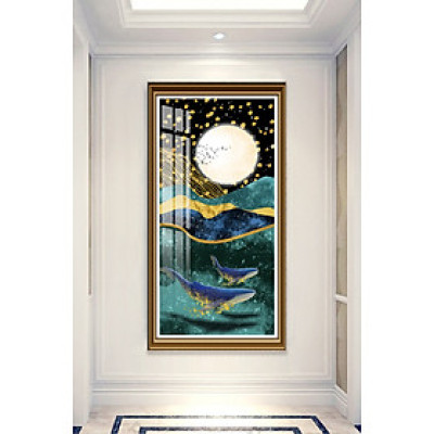 Tranh Treo Tường Tráng Gương Pha Lê Cao Cấp ,TRANH Trang Trí Phòng Khách , Phòng Ngủ, Phòng ăn Sang Trọng, Hiện Đại, PVP-DC1