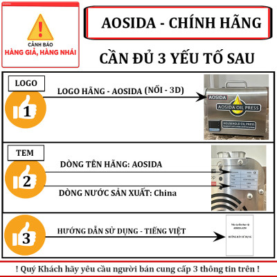 Máy Ép Dầu Thực Vật Gia Đình AOSIDA Mã A250 Thương hiệu Anh Quốc cao cấp, Công Suất Tới 1200W - Bảo hành 12 Tháng (Hàng Nhập Khẩu)