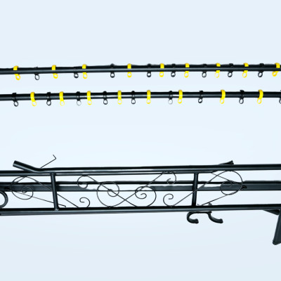 Giá phơi đồ 2 nhánh Ngọc Hoàng An Thịnh có bánh xe