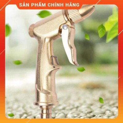 ️ Bộ dây vòi xịt nước rửa xe, tưới cây , tăng áp 3 lần, loại 3m, 5m 206701-1Sđầu đồng, cút