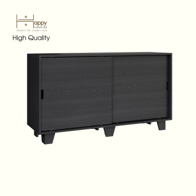 HAPPY FURNITURE , ALVA - Tủ lưu trữ 2 cửa lùa , TCL_039 , 140cm x 40cm x 78cm DxRxC