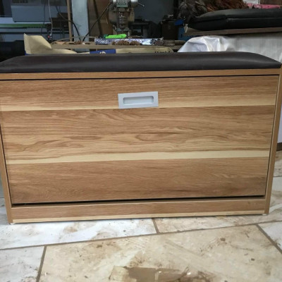 Tủ giày thông minh Tundo có đệm ngồi mini gỗ nệm tiện lợi giá rẻ