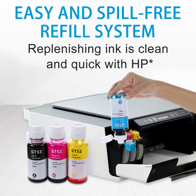 Mực in HP GT52/53 màu Đỏ cho máy in HP GT 5800 HP 5810 HP 5820 HP InkTank 115 Inktank 315 Inktank 415 Hàng Nhập Khẩu