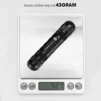 Vá Lụi Mini Xe đạp cho lốp xe không săm bỏ túi CB-9904 chất liệu nhôm nguyên khối, chắc chắn, chiều dài chỉ 9.6cm (tặng kèm thêm 5 sợi vá)  - Mai Lee