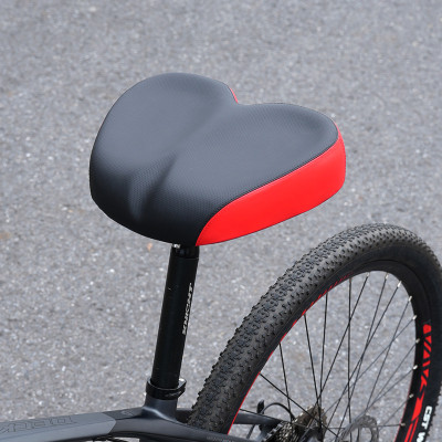 Yên xe đạp Không mũi trước công thái học PU-667, mềm rộng dày, chống sốc 26x21x6 cm Da PU phù hợp xe đạp/ xe đạp điện/ xe mtb - Mai Lee