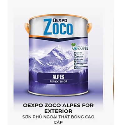 OEXPO ZOCO ALPES FOR EXTERIOR – SƠN PHỦ NGOẠI THẤT BÓNG CAO CẤP- OZ86064