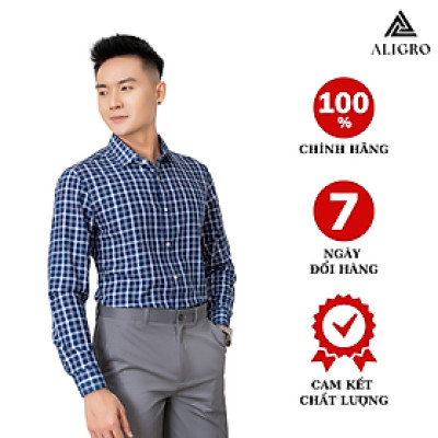 Áo sơ mi nam dài tay ALIGRO chất liệu bamboo cao cấp mềm mịn, kháng khuẩn, chống tia UV ALGS216