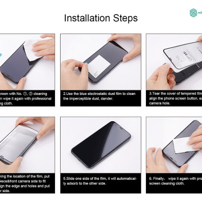 Kính Cường Lực Nillkin CP+ Pro Chống Chói Dành Cho iPhone 14 Pro Max/14 Pro/14 Max/ 14/ 13 Pro Max/ 13 Pro/ 13 - Hàng Nhập Khẩu