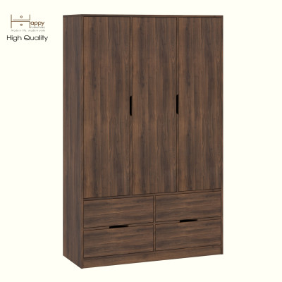 HAPPY FURNITURE ,Tủ lưu trữ 3 cửa mở - LAYLA , TCM_274 , 119cm x 45cm x 190cm DxRxC