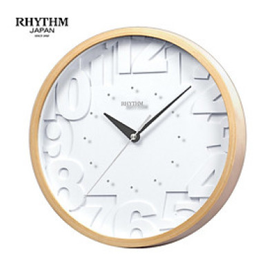 Đồng hồ treo tường Rhythm Japan CMG102NR07 Kt 29.6 x 4.7cm, 720g Vỏ gỗ