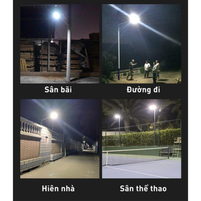 Đèn Đường Năng Lượng Mặt Trời Liền Thể 2 Cánh 500W 