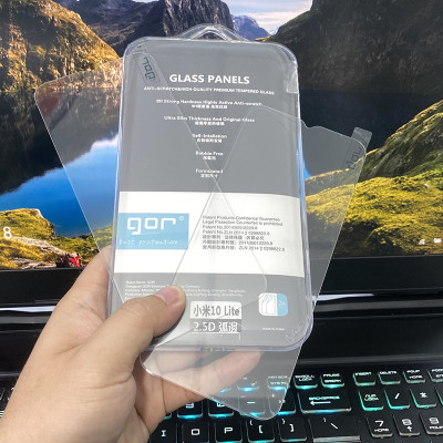 Bộ 2 miếng kính cường lực Gor cho Xiaomi Mi 10 Lite - Hàng Nhập Khẩu
