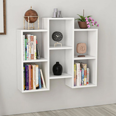 Giá sách gỗ công nghiệp đẹp SMLIFE Bikky