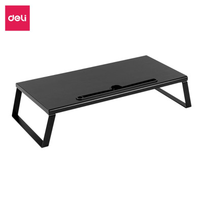 Kệ Để Màn Hình Máy Tính DELI Kệ Nâng Màn Hình Laptop PC Chất Liệu Kim Loại Có Rãnh Để Điện Thoại